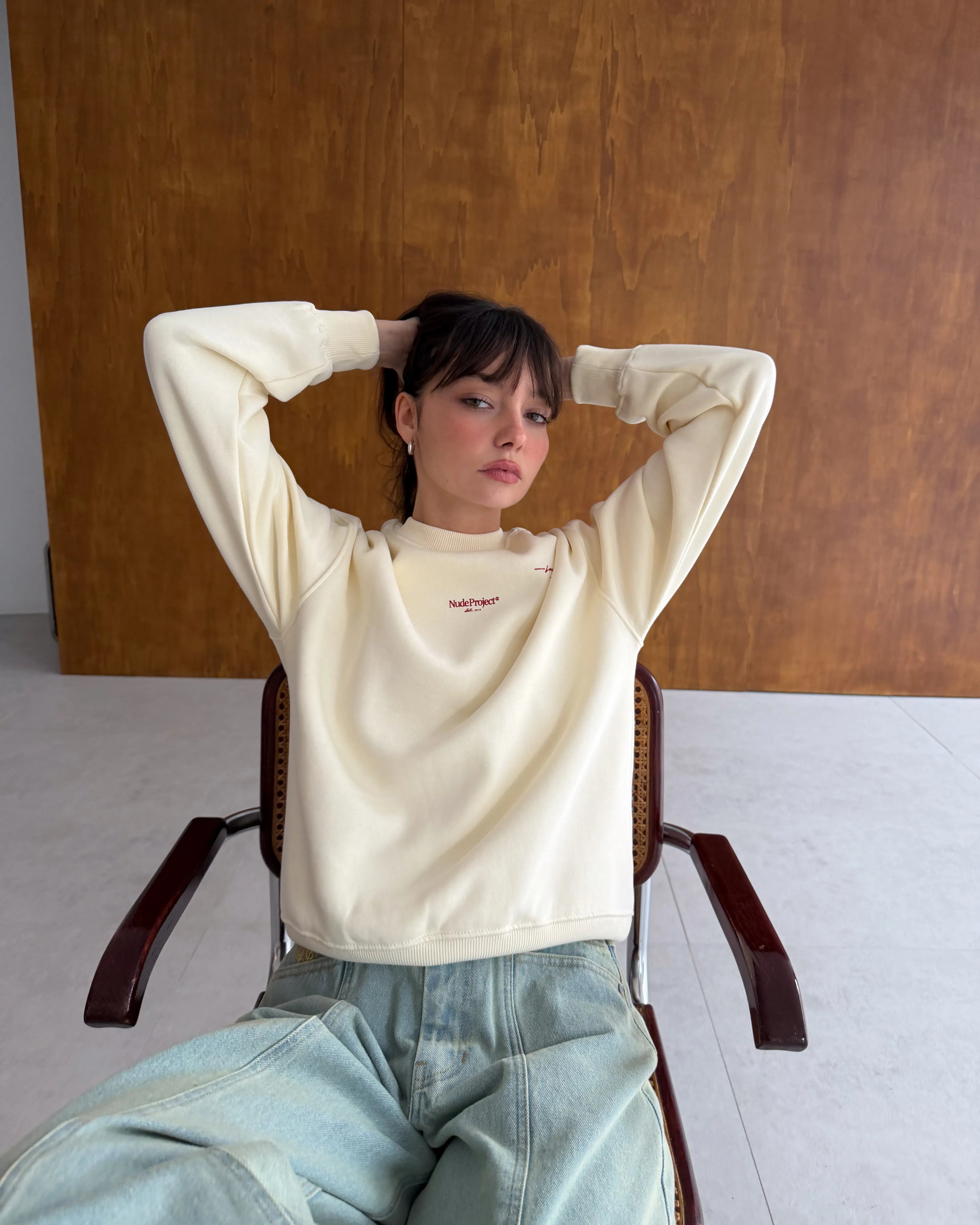 Global Soon Sweatshirt Marshmallow