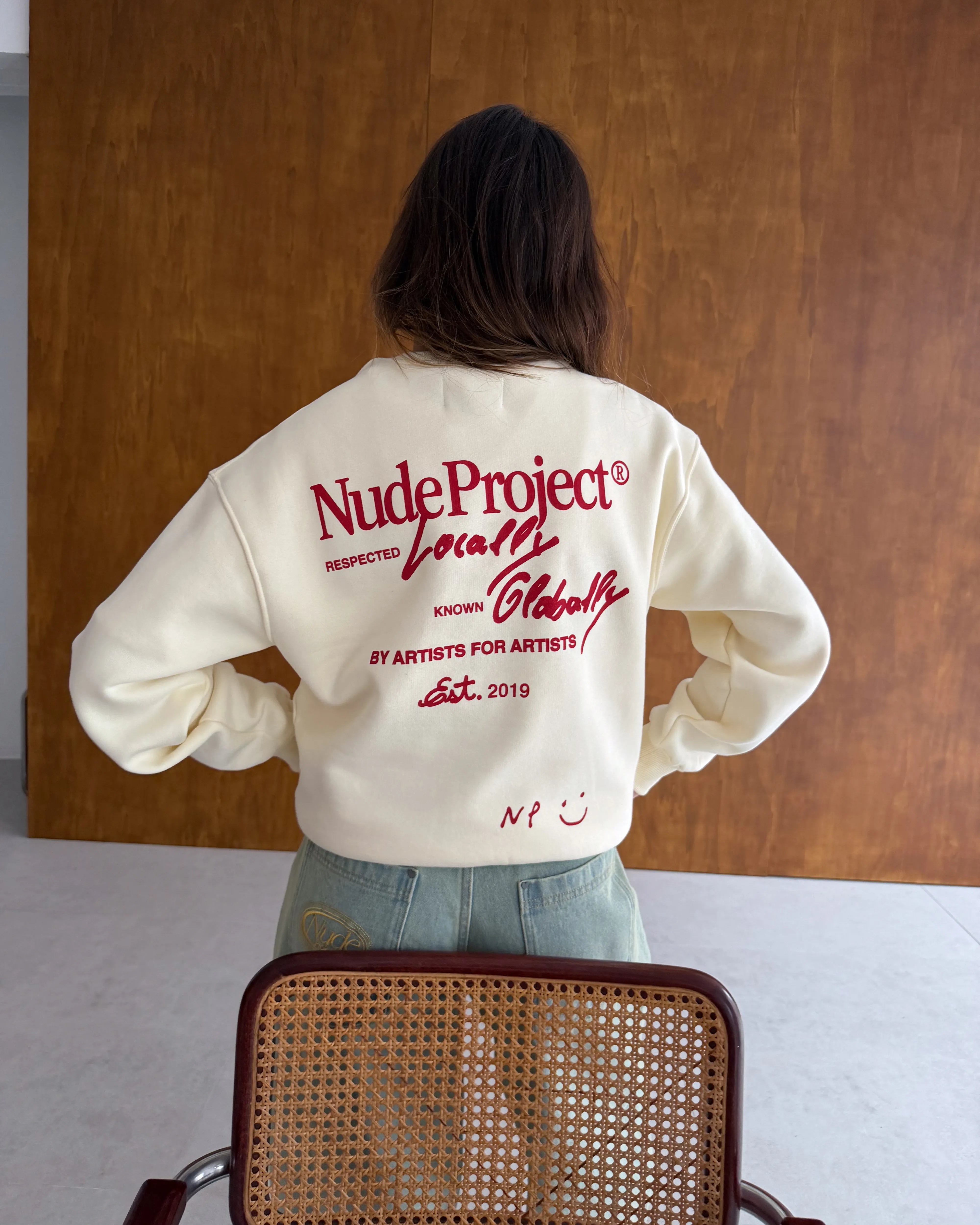 Global Soon Sweatshirt Marshmallow