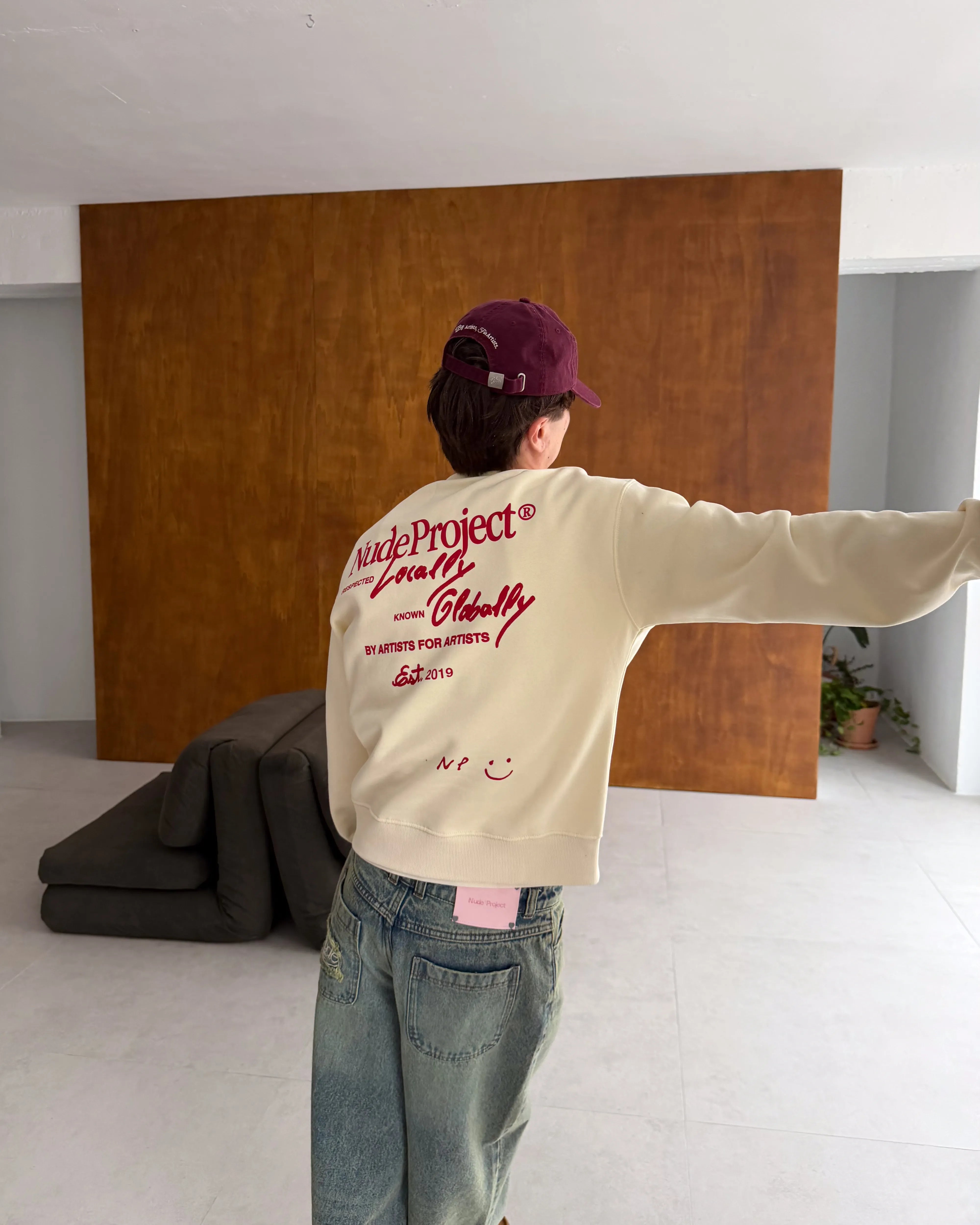 Global Soon Sweatshirt Marshmallow
