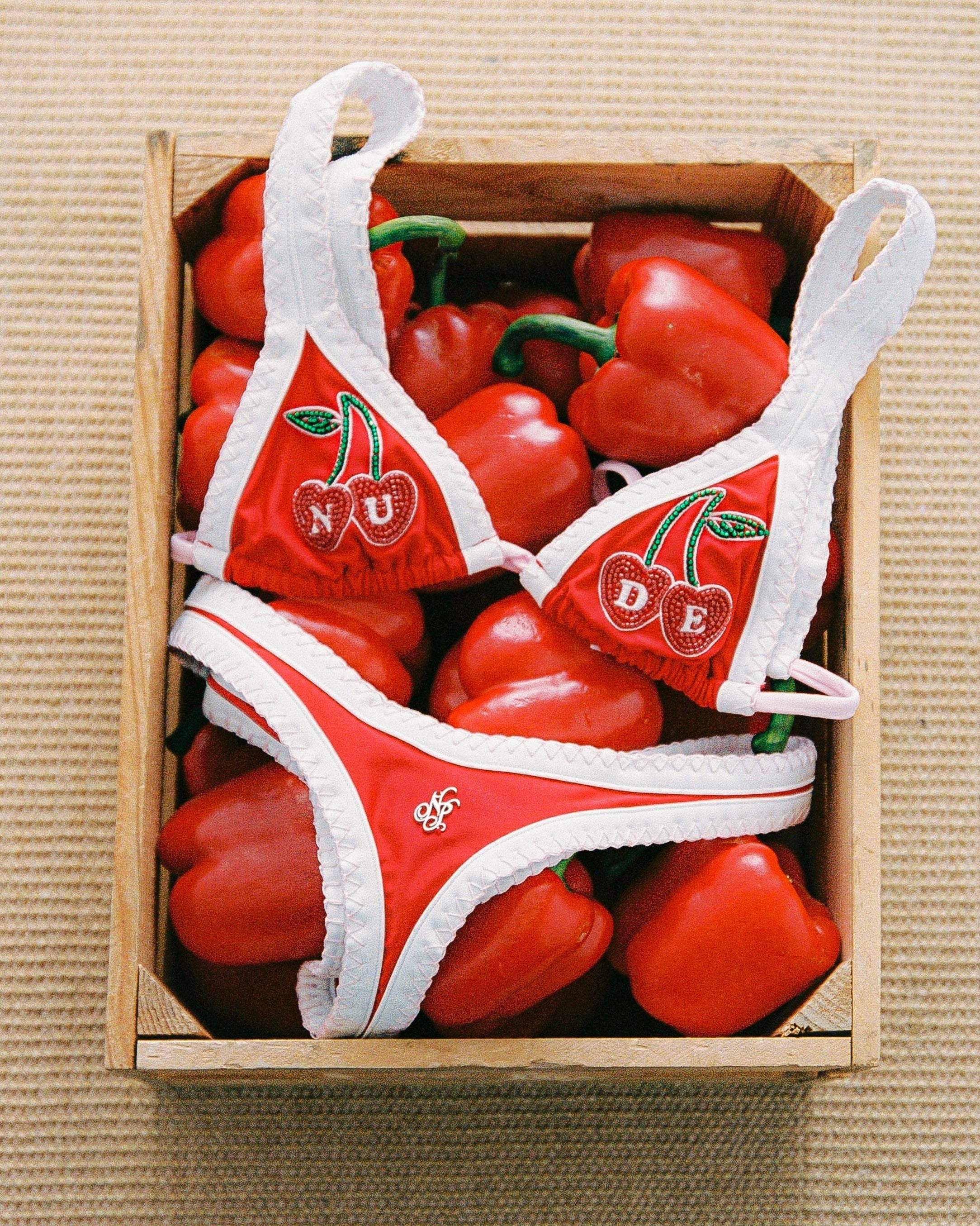 Coralite Bikini Bottom Red
